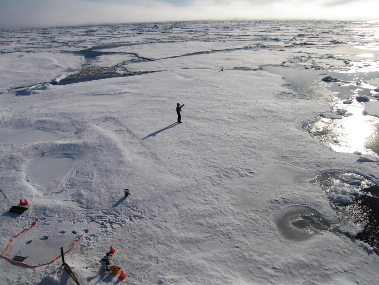 Tältä näytti Pohjoisnavan läheisyydessä vuonna 2011. Stuart McDill / Reuters