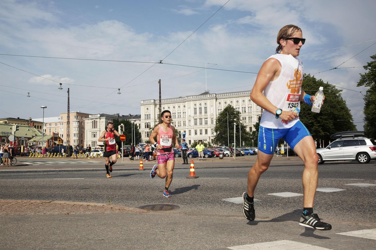 Maratoonarit jaksavat evoluution antamilla taipumuksilla. Kuva: Jonne Heinonen