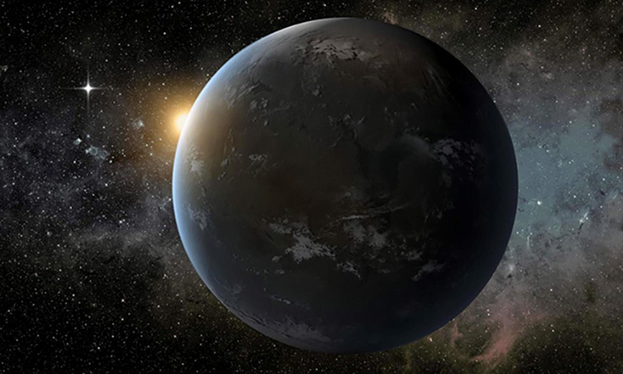 Taiteiljan näkemys eksoplaneetasta. Kuva: Nasa