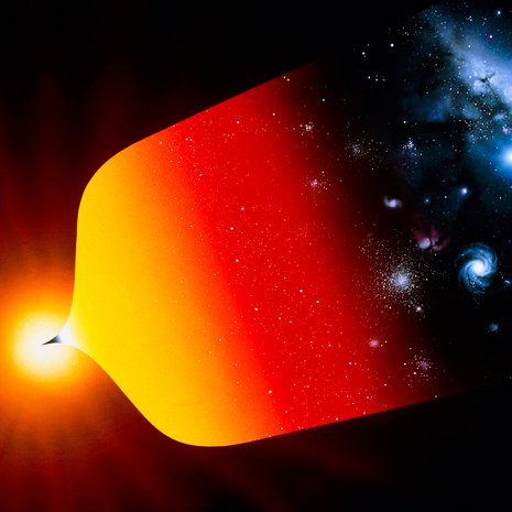 Alkuräjähdyksen piti olla myös kaiken loppu, sillä se tuotti tasamäärän toisensa tuhoavaa ainetta ja antiainetta. Mistä universumi siis sai rakennustarpeet? Kuva: <span class="photographer">iStock</span>