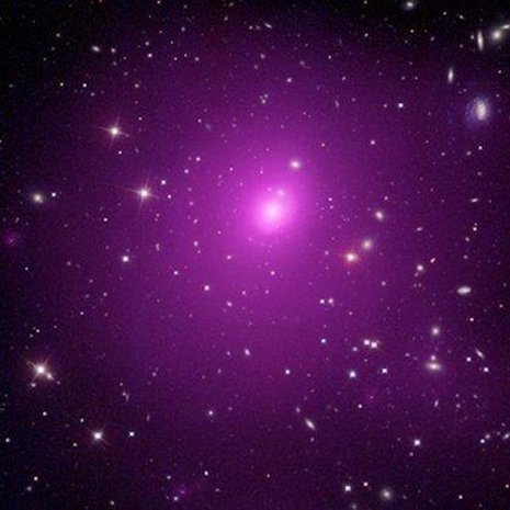 Valtava musta aukko on Abell 85 -galaksijoukon eräässä galaksissa. Kuva: <span class="photographer">NASA/SDSS/CXC/SAO/A.Vikhlinin et al</span>