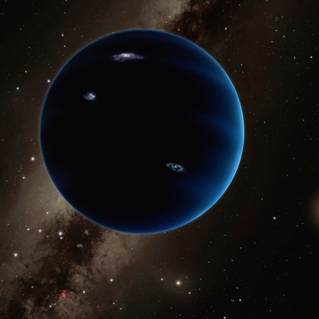 Kaukana Neptunuksen takana voi taivaltaa kymmenen kertaa Maata suurempi planeetta. Kuva: <span class="photographer">Nasa/JPL-Caltech/Robert Hurt</span>