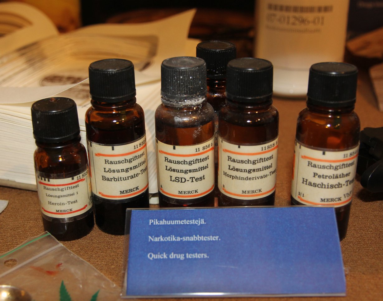 Pikahuumetestestejä tullimuseossa.
