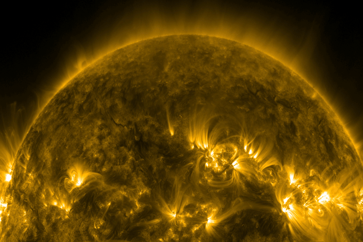 Meille tärkein tähti on Aurinko. Kuva: Nasa/SDO