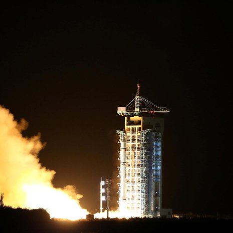 Kiina lähetti avaruuteen kvanttisatelliitin Gobin autiomaasta elokuun lopulla. Se tekee kolmen kuukauden ajan kokeita, jotka voivat mullistaa tiedonvälityksen salauksen. Kuv: CHINA DAILY