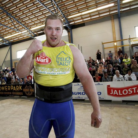 Suomen vahvin mies -kilpailun voitti viime vuonna Niko Vesterinen. Kuva: <span class="photographer">Seppo Solmela</span>