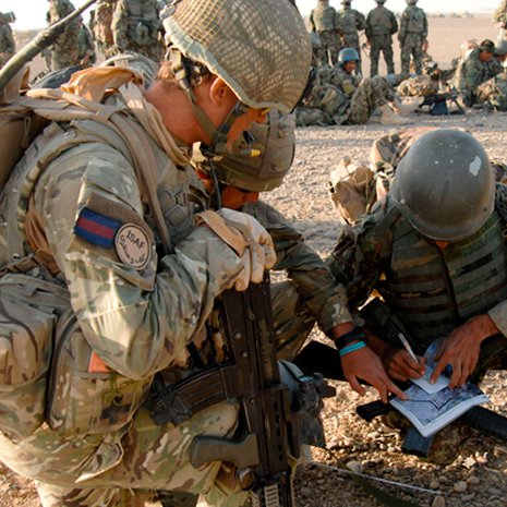 Brittisotilaita Afganistanissa. Kuva: <span class="photographer">Cpl Mark Webster / MOD</span>