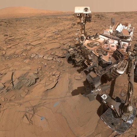 Mönkijä Curiosity on pienen tauon jälkeen taas porannut näytteitä Marsin pinnasta. Kuva: <span class="photographer">Nasa</span>
