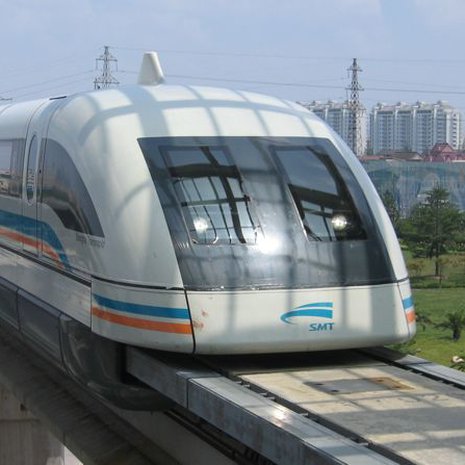 Suprajohtavuutta käytetään hyväksi Shanghain maglev-luotijunassa. Kuva: <span class="photographer">Wikimedia Commons</span>