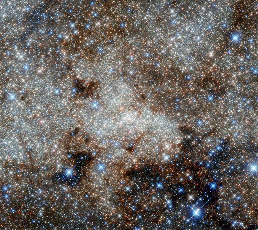 Linnunradan keskustassa on kuhinaa, mutta elämää ei ole näkynyt. Kuva: <span class="photographer">Nasa</span>