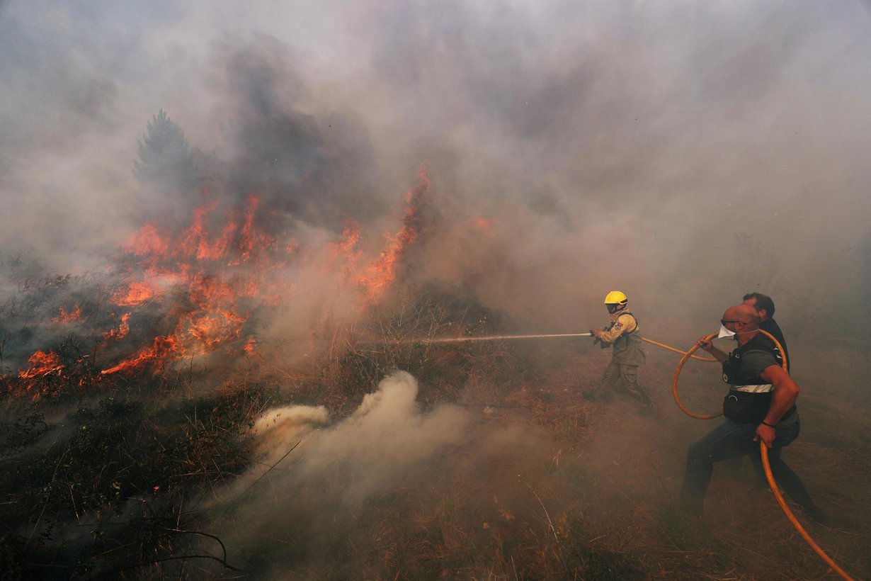 Portugalissa raivosi kesällä lukuisia metsäpaloja. Kuva: REUTERS/Rafael Marchante