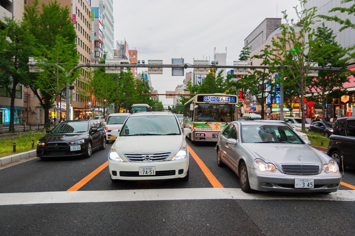 Japanissa autokanta on paljon nuorempaa kuin Suomessa. Kuva: Shutterstock