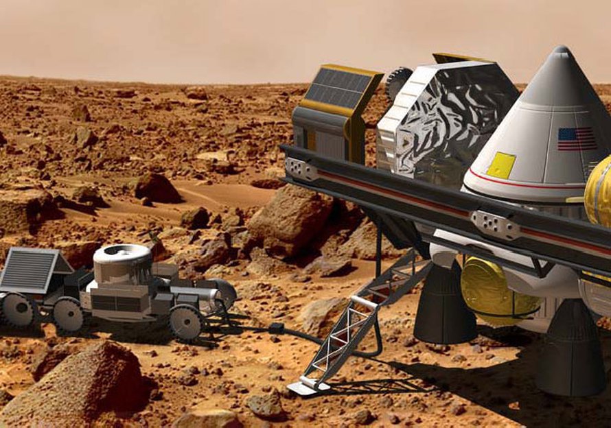 Tältä voi näyttää Marsin miehitys. Kuva: <span class="photographer">Nasa</span>