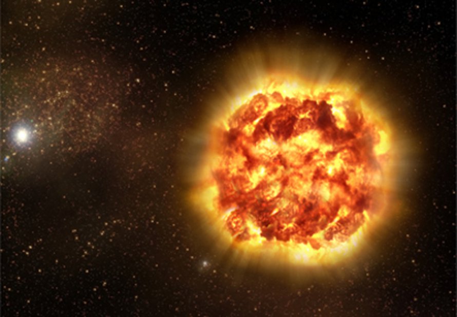 Kokkareinen supernova. Kuva: <span class="photographer">ESO</span>