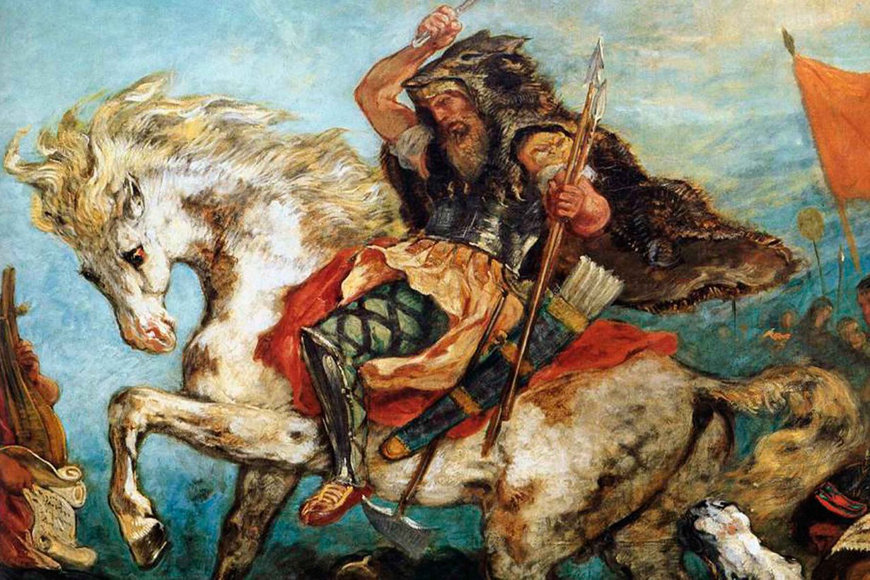Attila johti hunneja, jotka ahdistelivat niin Itä- kuin Länsi-Roomaa 400-luvun puolivälissä. Kuva: Web Gallery of Art / Wikimedia Commons
