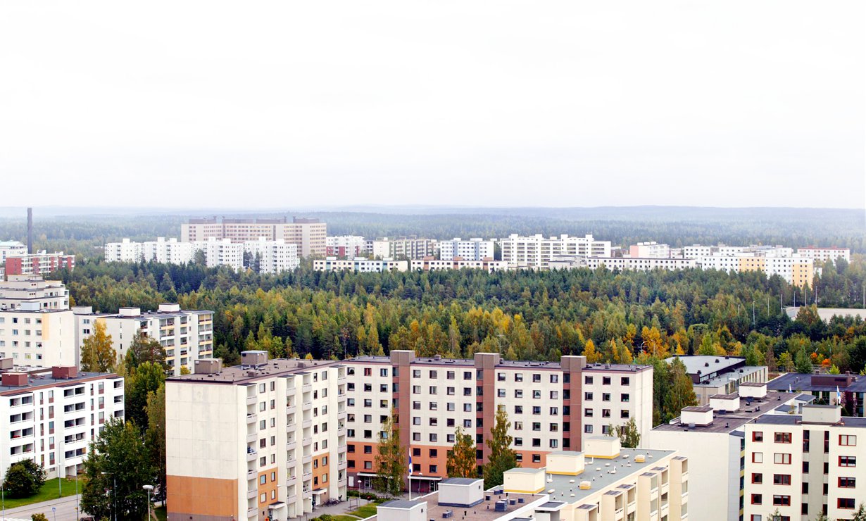 Tasa-arvoinen asuntopolitiikka piti köyhät ja varuaat lähekkäin – lamaan asti. Sen jälkeen se ei ole riittänyt torjumaan eriarvoistumista. Kuva: Pekka Sakki / Lehtikuva