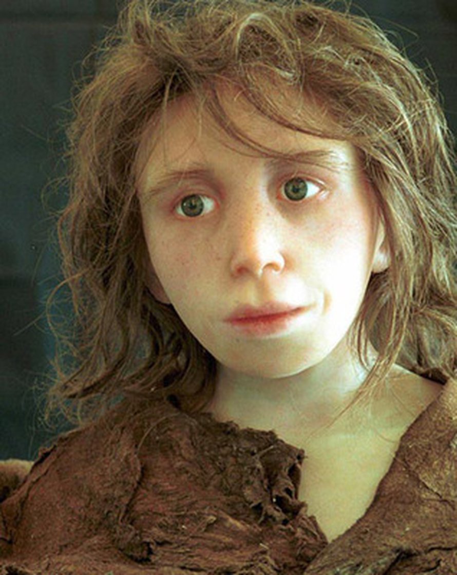 Rekonstruktio neandertalilaislapsesta Gibraltarilta. Kuva: <span class="photographer">Kuva: <A HREF=http://commons.wikimedia.org/wiki/Main_Page>Wikimedia Commons</A></span>
