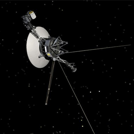 Voyager 2 etenee yli 55 000 kilometrin tuntinopeutta kohti tähtien välistä avaruutta. Kuva: <span class="photographer">Nasa</span>