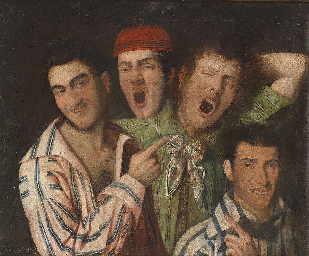 Tuntemattoman taiteilijan maalaus 1850-luvulta.