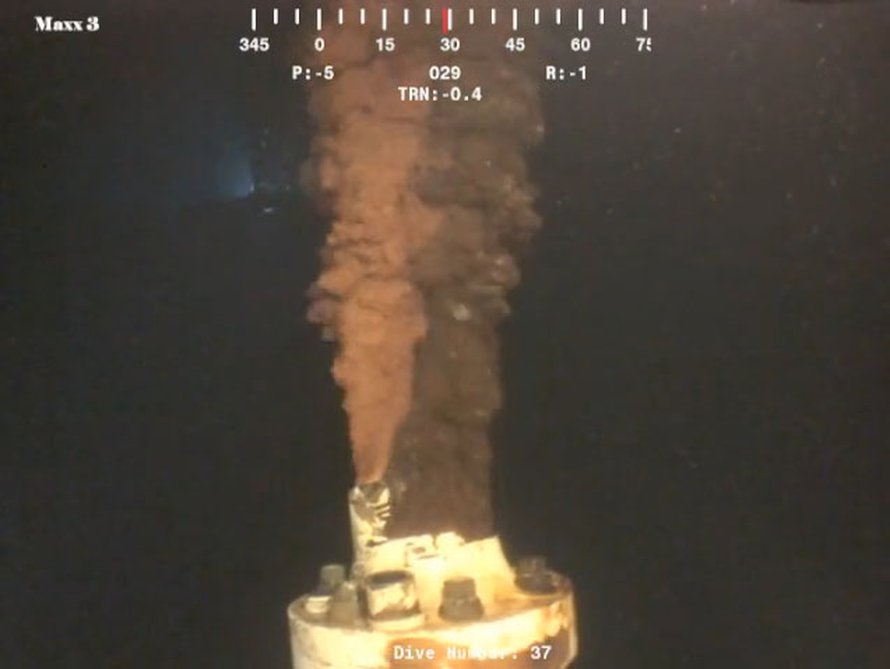 Tutkijat arvioivat tarkoista videokuvista, kuinka paljon öljyä Deepwater Horizonin lähteestä pääsi mereen.