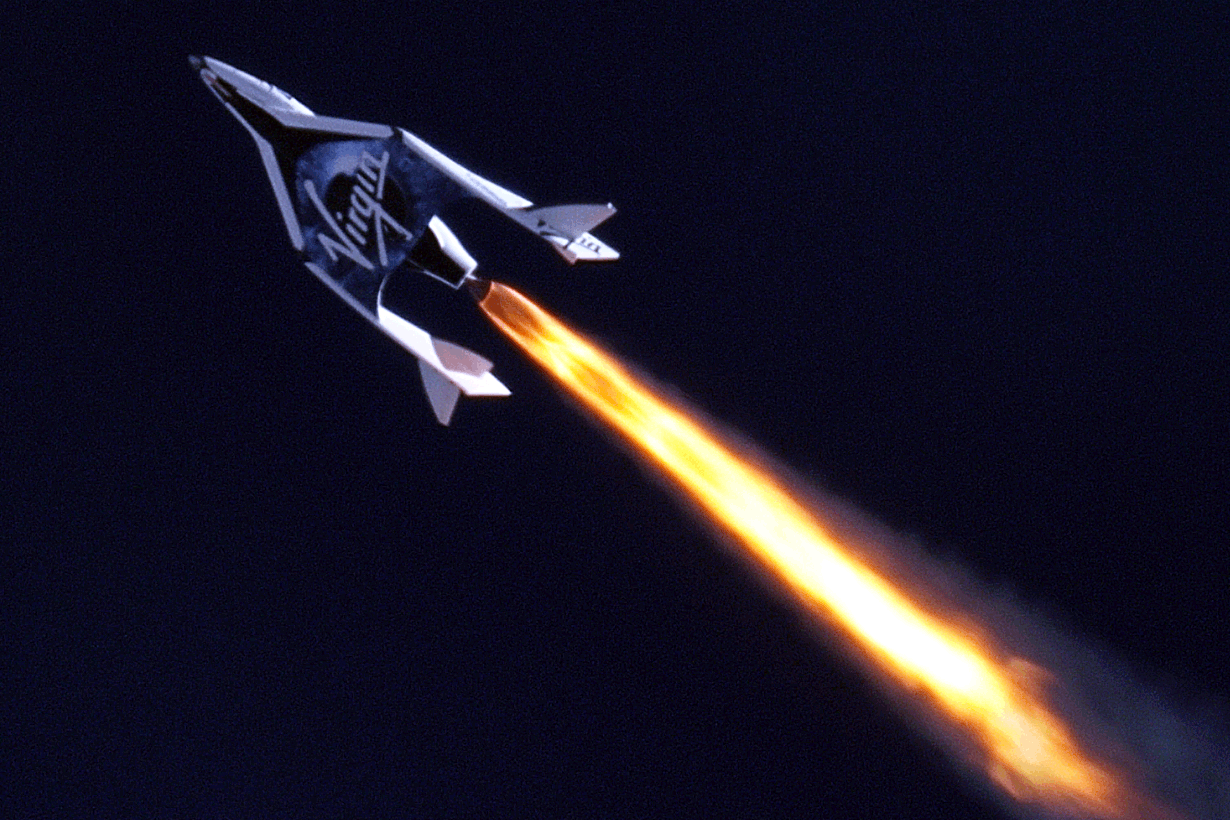 Virgin Galacticin SpaceShipTwo-avaruuslentokoneessa on on tilaa neljälle matkustajalle. Kuva: MarsScientific.com/Virgin Galactic
