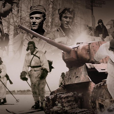 Suomalaisnuorten mielikuvissa toisesta maailmansodasta korostuvat talvisodan sankarilliset teot. Kuva: <span class="photographer">Kimmo Taskinen / HS-arkisto</span>