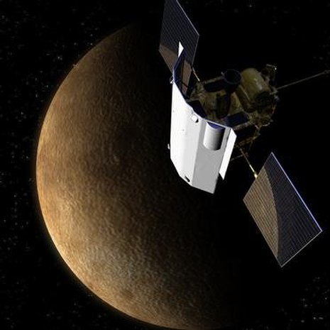 Pian Massenger rysähtää 14 000 kilometrin tuntivauhdilla Merkuriukseen . Kuva: <span class="photographer">Nasa</span>