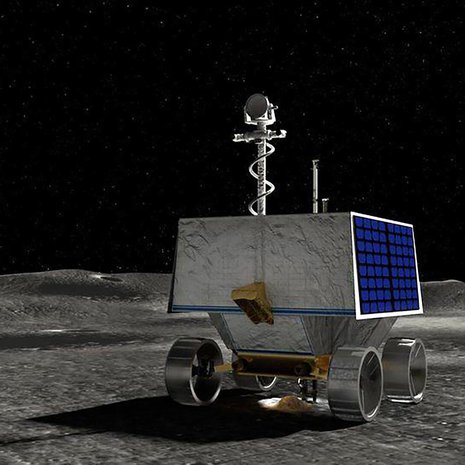 Viper-mönkijän päätehtävä on etsiä vesijäätä Kuun etelänavan alueelta. Kuva: <span class="photographer">Nasa</span>