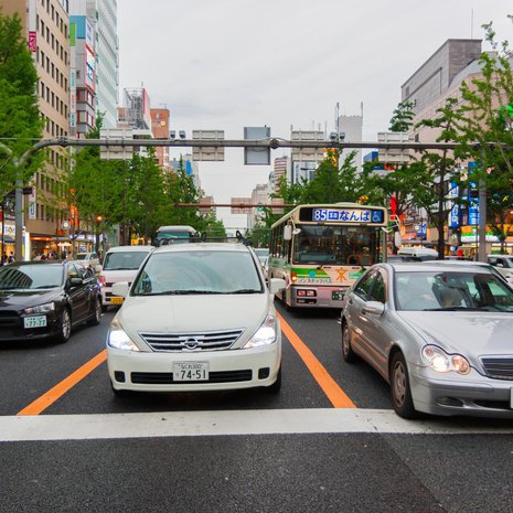 Japanissa autokanta on paljon nuorempaa kuin Suomessa. Kuva: <span class="photographer">Shutterstock</span>