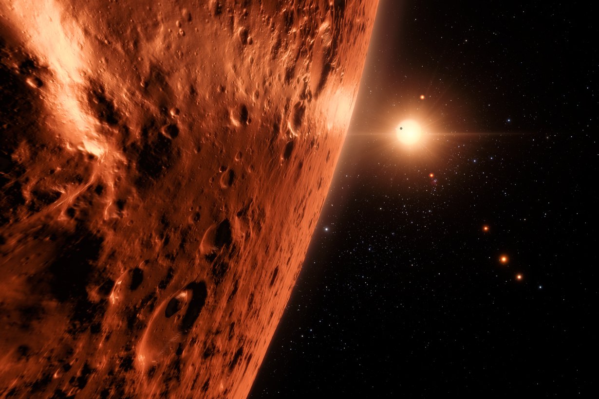 Tiedot eksoplaneetoista täsmentyvät monen menetelmän summana. Kuva: Eso/Nasa