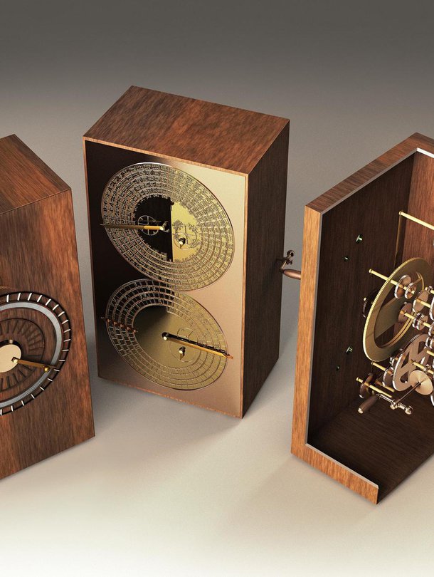 Brittitutkijat mallinsivat Antikytheran mekanismin tietokoneella. Seuraavaksi tavoitteena on rakentaa laitteesta kopio nykyaikaisilla materiaaleilla. Kuva: <span class="photographer">JOSE ANTONIO PENAS / SCIENCE PHOTO LIBRARY</span>