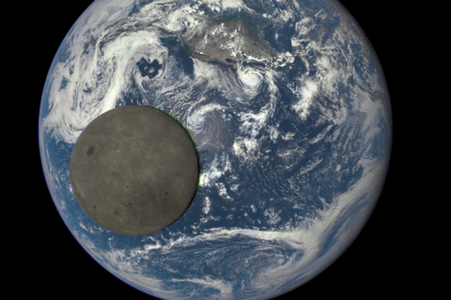Kuvassa näkyy Kuun se puoli, joka ei näy koskaan Maahan. Kuva: <span class="photographer">Nasa</span>