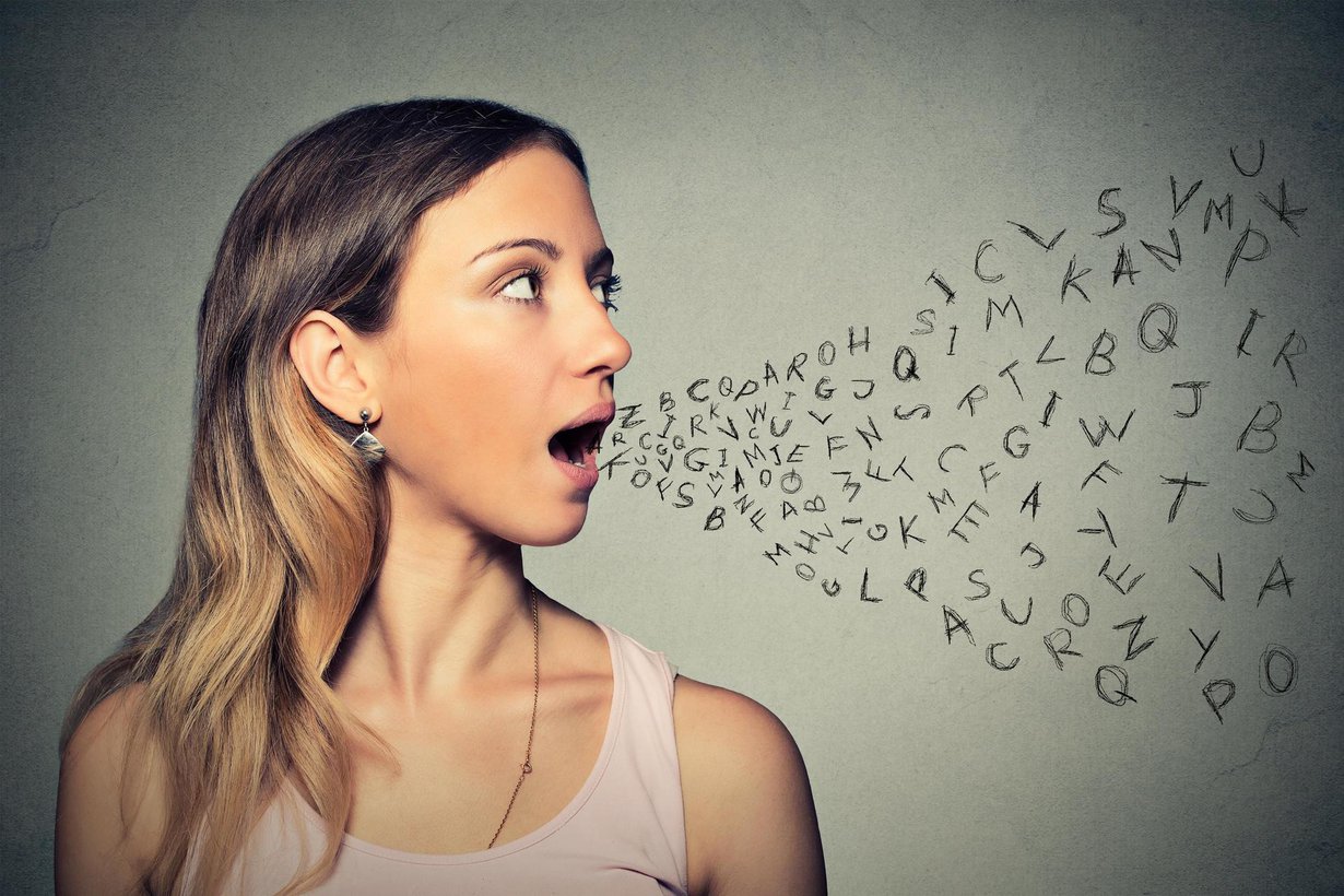 Vuolaassa puheessa ei saa olla liikaa informaatiota. Kuva: Shutterstock