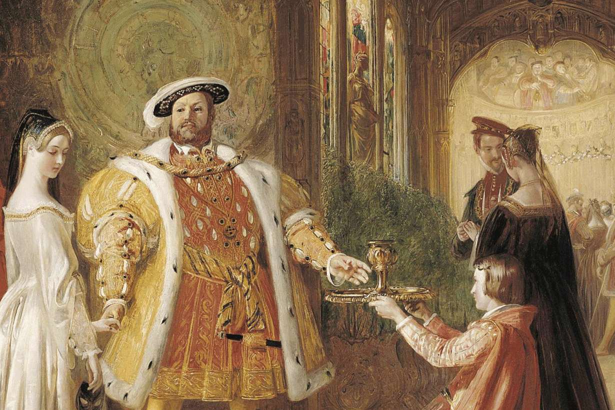 Henrik VIII:n ensimmäinen avioliitto kesti kaksi vuosikymmentä. Sitten hän kohtasi nuoren ja kauniin Anna Boleyn. Kuva: Wikimedia Commons