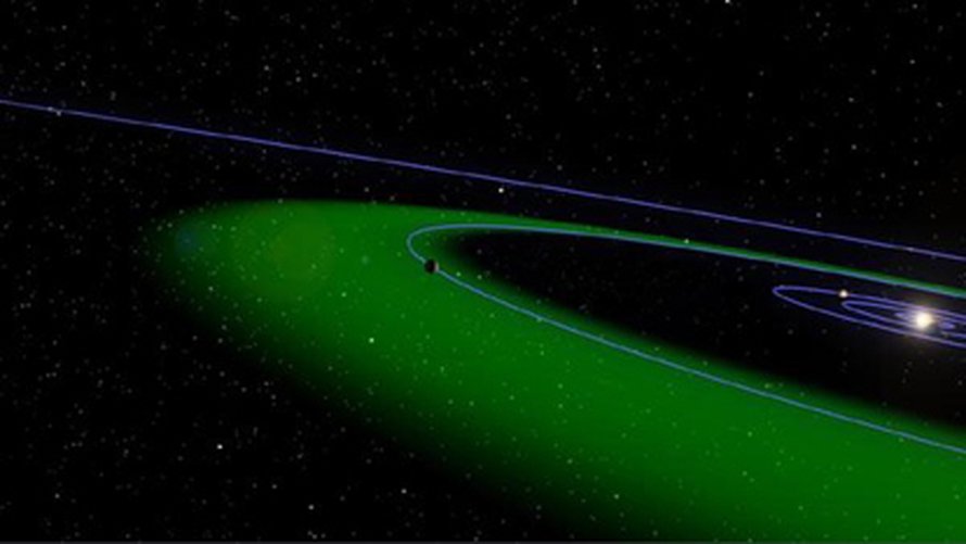 Vihreä alue on 55 Cnc:n elämänvyöhyke. Kuva: <span class="photographer">NASA/JPL-Caltech</span>