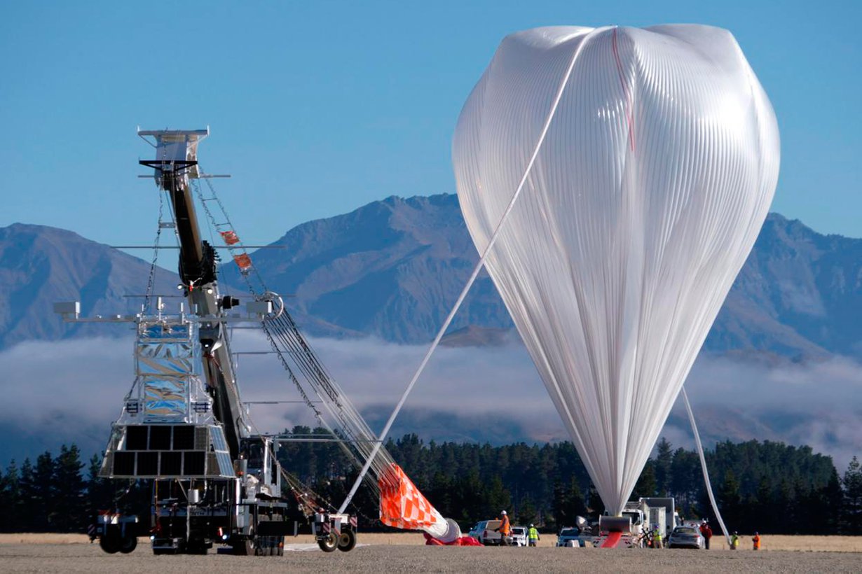 Ilman ilmastoa sääpallo saattaisi tutkia ilmannetta. Kuva: Nasa