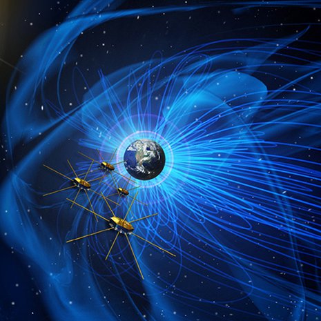 Maan gps pitää jo MMS-satelliitit oikealla radalla. Kuva: <span class="photographer">Nasa</span>