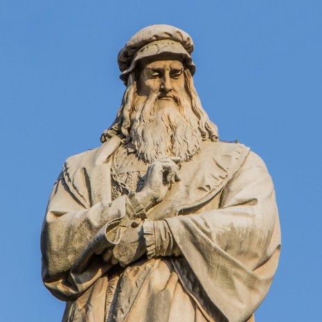 Leonardo da Vincin patsas Milanossa. Kuva: <span class="photographer">Shutterstock</span>