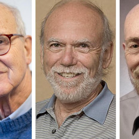 Rainer Weiss, Barry Barish ja Kip Thorne.