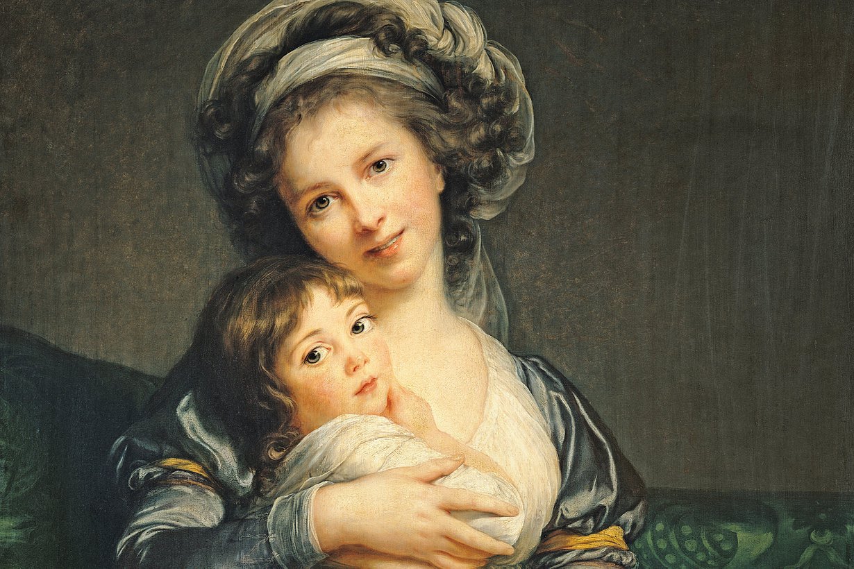 Skandaalihymy vuodelta 1787. Rajoja rikkonut Élisabeth Vigée Le Brun ei kohua pelästynyt vaan hymyili suu raollaan seuraavassakin omakuvassaan. Kuva: AFP/MVPhotos