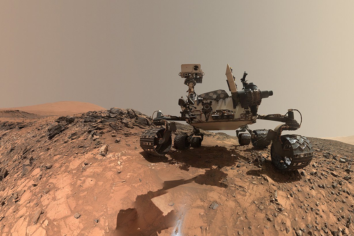Aerogeelit suojaavat jo nyt Marsia tutkivia mönkijöitä kylmyydeltä. Kuva: Nasa