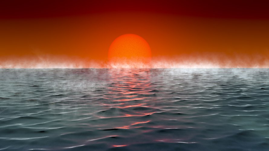 Hyceanissa voisi ehkä näyttää tältä. Kuva: <span class="photographer">Amanda Smith, University of Cambridge</span>